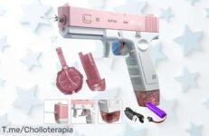 Pistola de agua eléctrica súper potente con succión automática precio loco y descuento brutal disfruta horas de diversión sin parar aprovecha este super chollo ya