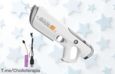 Pistola de agua electrónica con disparo ultrarrápido y batería extraíble disfruta del super chollo nunca visto aprovecha este descuento brutal oferta limitada actúa ya