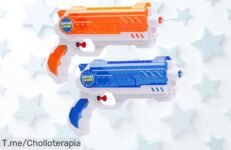 Pistolas de agua infantiles con alcance increíble precio loco y descuento brutal nunca visto lleva ya este super chollo antes que se agoten ¡ofertón único para tu verano!