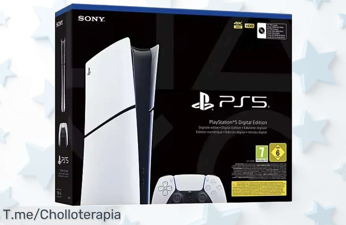 Playstation 5 Slim Digital 1TB con descuento brutal oferta nunca vista precio loco para jugar sin parar corre que vuelan estos ofertones limita tu compra ya