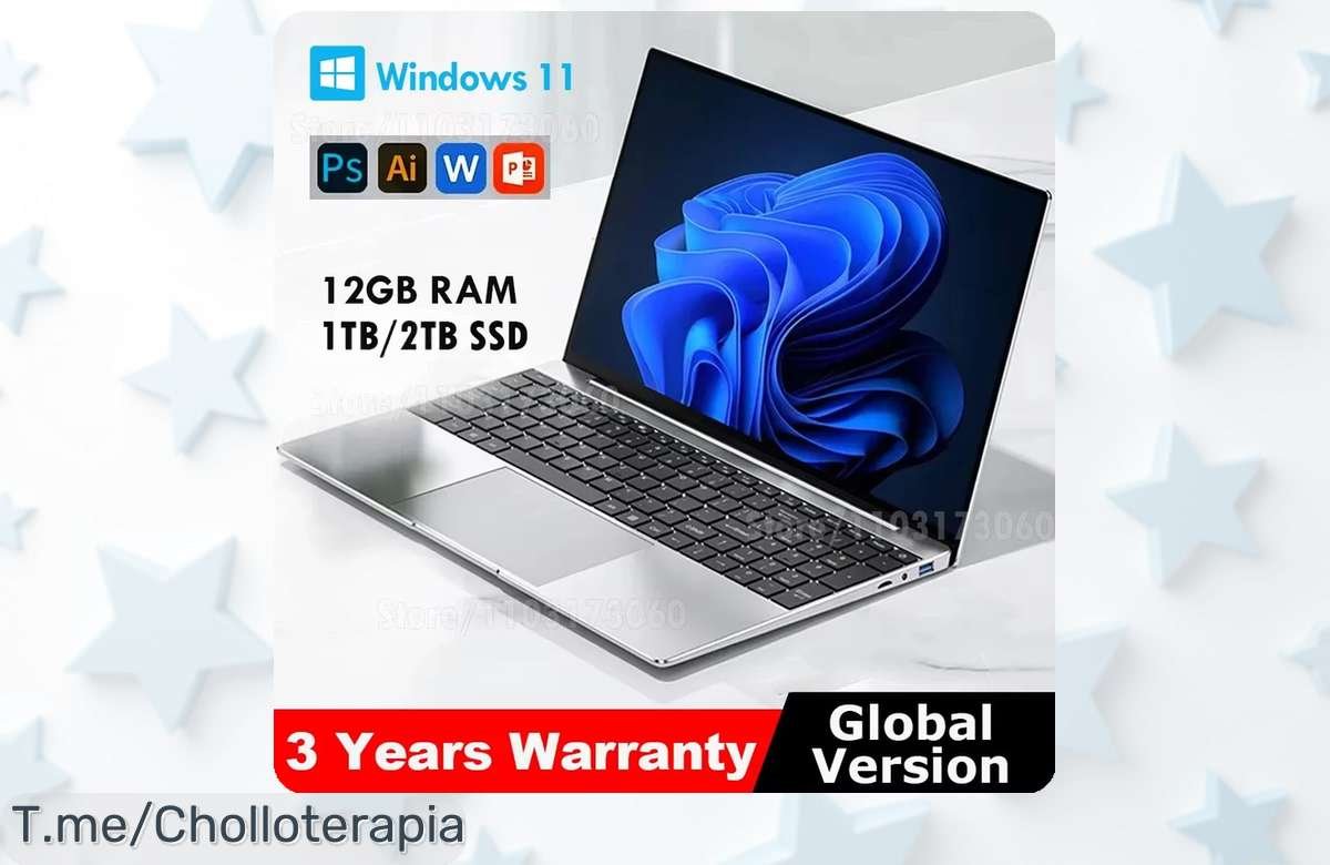 Portátil Windows 11 Pro con 12GB RAM y doble SSD una bestia en velocidad precios locos jamás vistos aprovecha este ofertón brutal antes que desaparezca