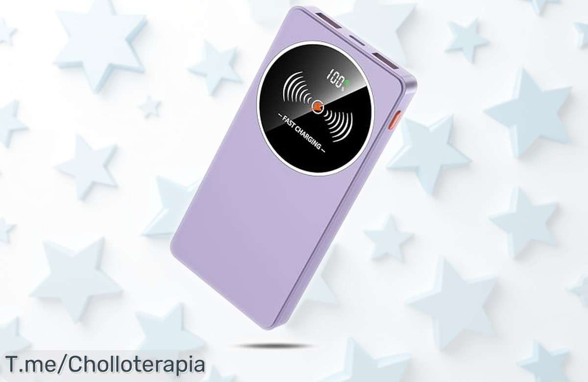 Power bank 10000mAh con carga rápida de 22.5W y triple puerto USB, increíble chollo con precio rebajado que asegura energía al instante ¡No lo dudes y hazte con él antes de que desaparezcan!