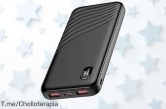Power bank 225w con carga ultra rápida y pantalla led disfruta de recarga total en tres dispositivos al mismo tiempo aprovecha este super chollo con descuento brutal limitado ¡actúa ya!
