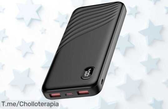 Power bank 225w con carga ultra rápida y pantalla led disfruta de recarga total en tres dispositivos al mismo tiempo aprovecha este super chollo con descuento brutal limitado ¡actúa ya!