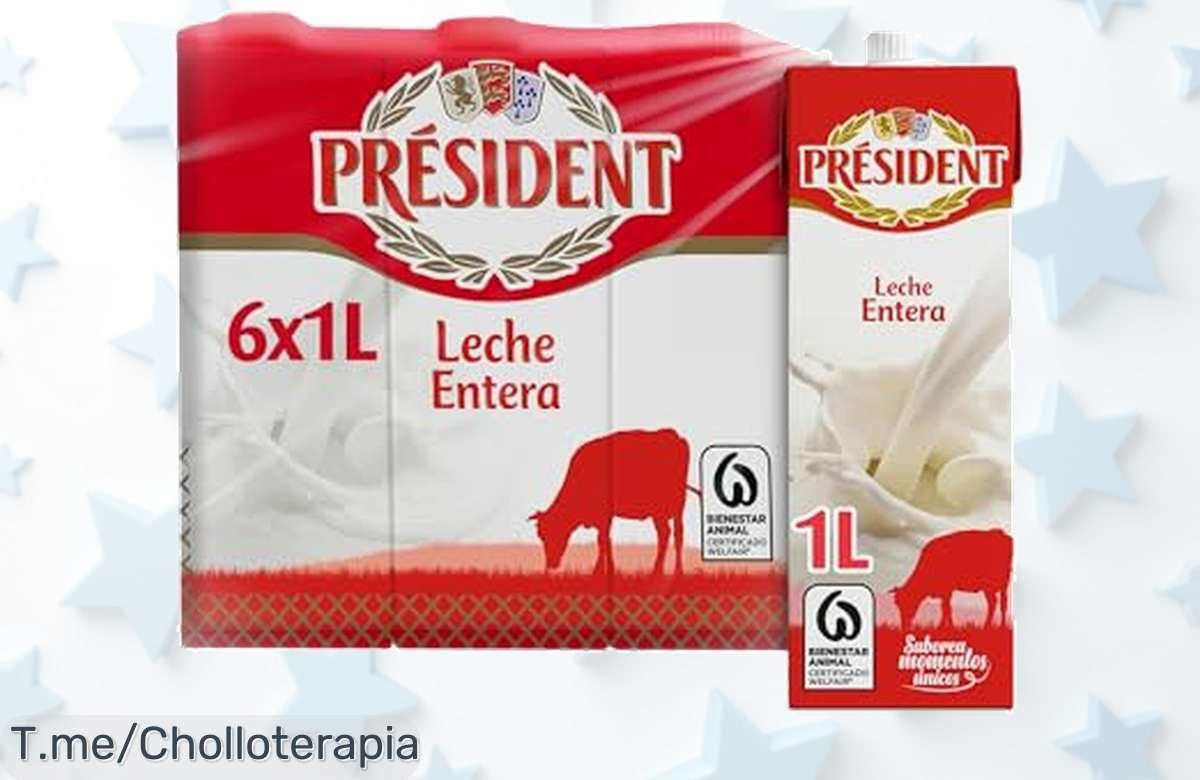 President leche entera 6 litros pack de precio loco súper nutritiva y sin gluten energía para toda la familia aprovecha este ofertón con descuento brutal antes que se agote actúa ya