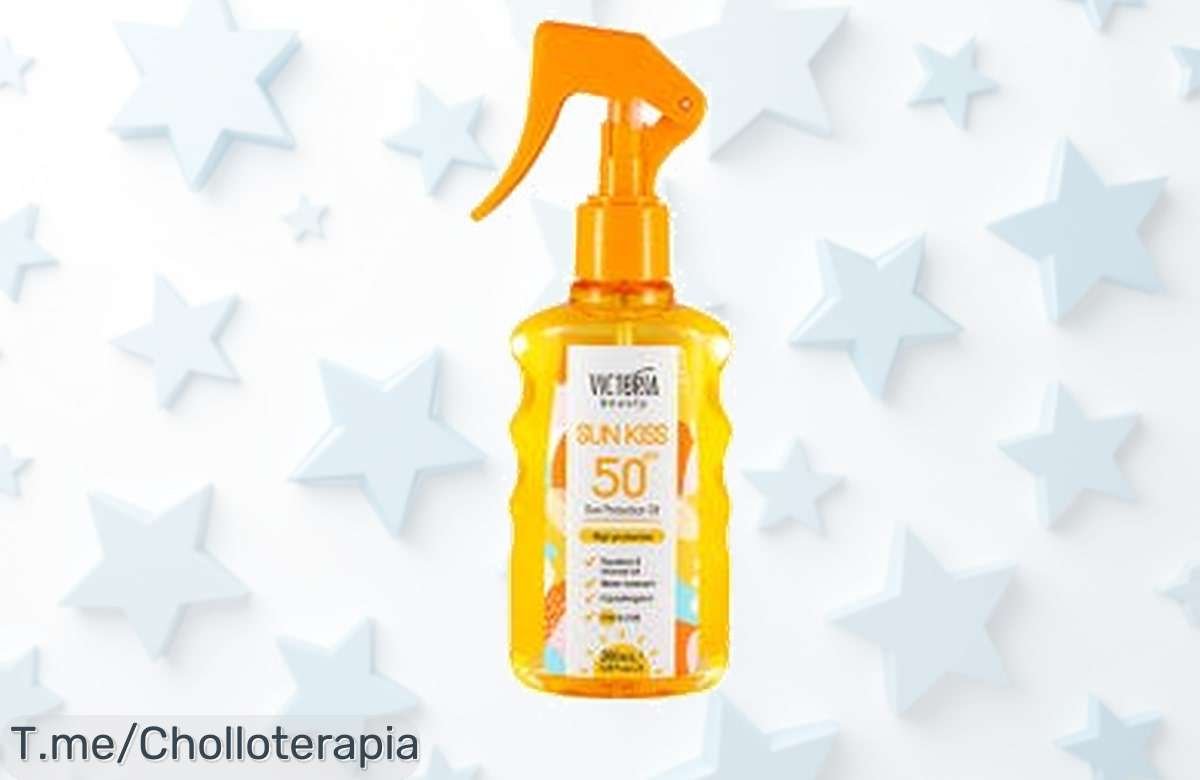 Protección solar corporal Sun Kiss Kids 50+ con filtro total para pieles sensibles un ofertón único precio loco y descuento brutal corre que vuelan las unidades