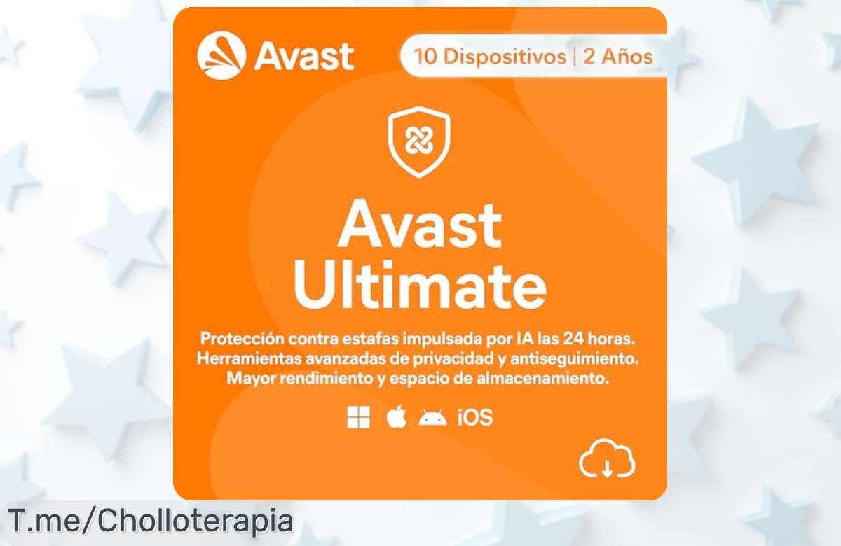 Protección total para 10 dispositivos con Avast Ultimate 2025 rebajada ya: potencia, seguridad y velocidad al máximo en un super chollo que no durará mucho ¡dale a tu equipo el cuidado que merece antes de que suba el precio!