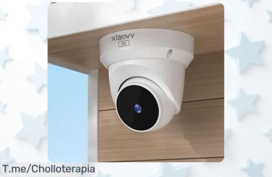 Protege tu hogar con cámara de seguridad 3MP visión nocturna IA audio bidireccional a precio loco descuento brutal nunca visto solo por tiempo limitado compra ya este super chollo