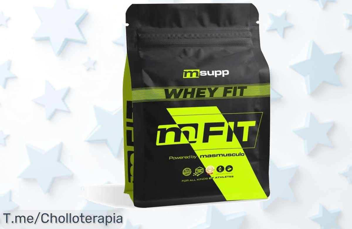 Proteína whey fit masmusculo 2kg con fórmula mejorada para ganar músculo rápido oferta nunca vista precio loco descuento brutal ¡aprovecha este super chollo ya que es por tiempo limitado!