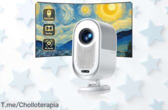 Proyector 4K con 33000 lúmenes y sonido Dolby en un descuento brutal nunca visto disfruta imagen súper nítida y pantalla gigante ¡aprovecha este prixeo loco ya!