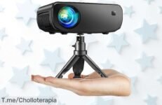 Proyector portátil WiFi ELEPHAS con imagen 1080P nítida y sonido potente a un precio loco nunca visto disfruta pelis y juegos ya aprovecha este ofertón limitado