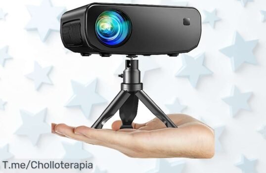 Proyector portátil WiFi ELEPHAS con imagen 1080P nítida y sonido potente a un precio loco nunca visto disfruta pelis y juegos ya aprovecha este ofertón limitado