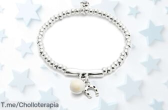 Pulsera Uno de 50 bañada en plata con cristal Murano diseño único brillo especial súper chollo descuento brutal precio loco oferta limitada cómprala ya antes que vuele
