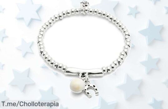 Pulsera Uno de 50 bañada en plata con cristal Murano diseño único brillo especial súper chollo descuento brutal precio loco oferta limitada cómprala ya antes que vuele