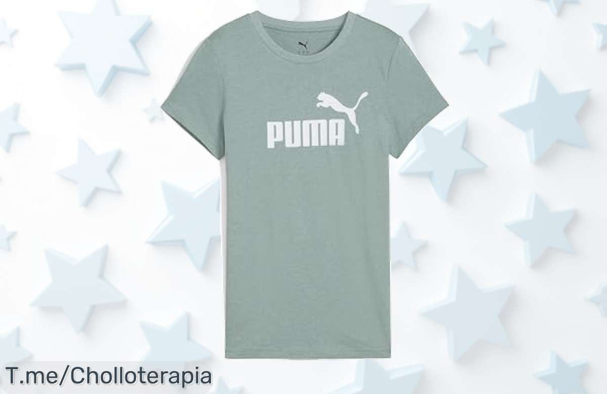 Puma ESS No1 logo tee en green moon con detalles únicos y estilo irresistible aprovecha el ofertón del precio loco único y limitado compra ya antes que se agote