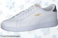 Puma Smash V2 L resistentes de cuero con suela antideslizante en un ofertón nunca visto aprovecha este precio loco y haz tuyo el mejor estilo ¡corre que vuelan!