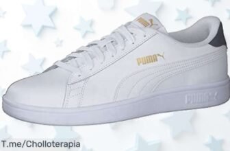 Puma Smash V2 L resistentes de cuero con suela antideslizante en un ofertón nunca visto aprovecha este precio loco y haz tuyo el mejor estilo ¡corre que vuelan!