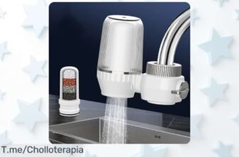 Purificador de agua para grifo con filtro cerámico y carbón activado al precio loco que elimina impurezas ya disfruta de agua pura en casa ¡aprovecha este ofertón nunca visto antes!