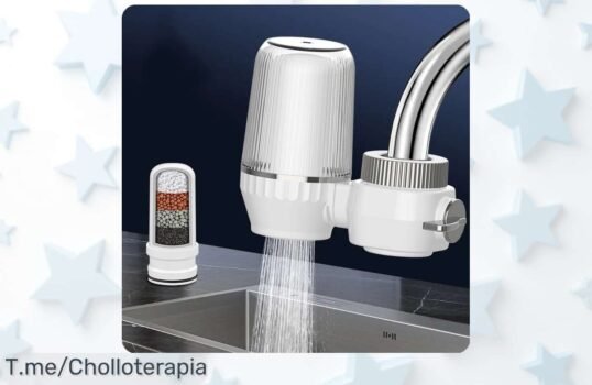 Purificador de agua para grifo con filtro cerámico y carbón activado al precio loco que elimina impurezas ya disfruta de agua pura en casa ¡aprovecha este ofertón nunca visto antes!