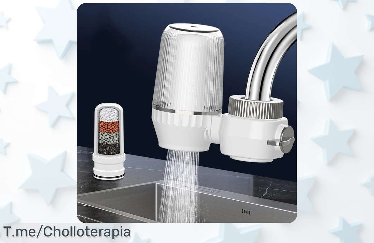 Purificador de agua para grifo con filtro cerámico y carbón activado precio loco nunca visto aprovecha este ofertón con descuento brutal ¡Compra ya que vuelan!