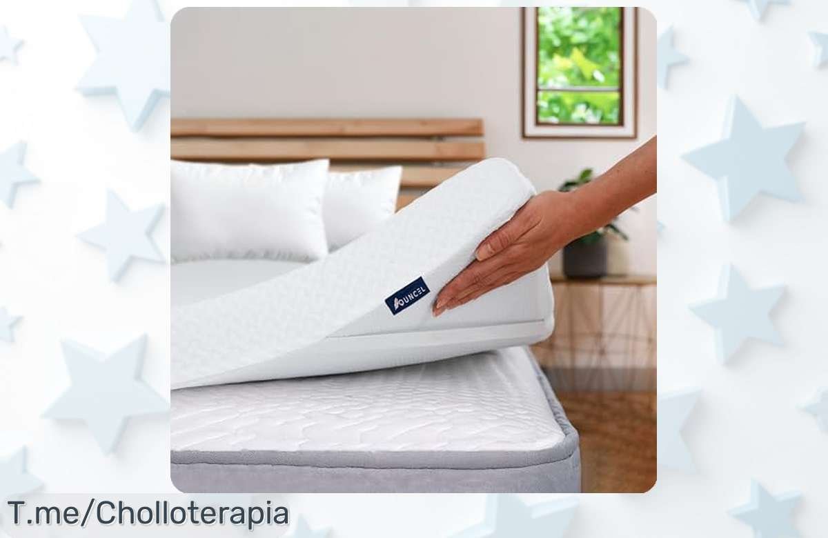 Quncel topper viscoelástico con firmeza alta que abraza tu cuerpo y no te hace pasar calor precio de ganga y descuento brutal un ofertón nunca visto ¡compra ya antes de que vuelen!