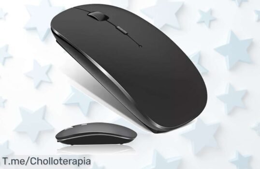 Ratón inalámbrico ultrapreciso chollazo con precio loco nunca visto cambia entre dispositivos sin líos ¡no pierdas este ofertón y compra ya!