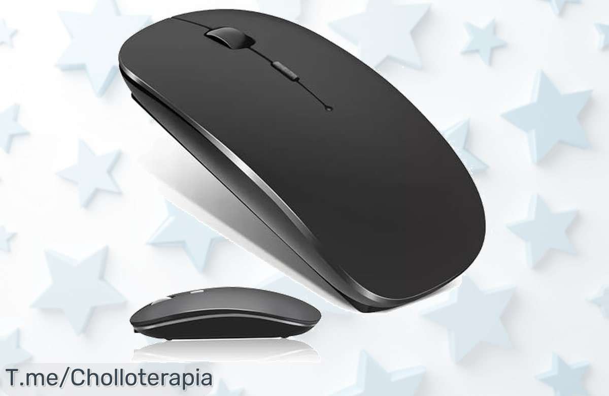 Ratón inalámbrico ultrapreciso chollazo con precio loco nunca visto cambia entre dispositivos sin líos ¡no pierdas este ofertón y compra ya!