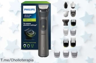 Recortadora Philips Serie 7000 con 26 posiciones y cuchillas afiladas disfruta de un descuentazo nunca visto en este super chollo corre que es oferta limitada