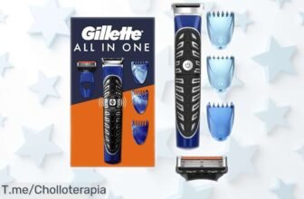 Recortadora todo en 1 Gillette Proglide con peines y batería a precio rebajado ¡elige precisión total incluso bajo el agua! Oferta limitada que no puedes dejar escapar, consigue un afilado perfecto ya antes de que se agote este super chollo