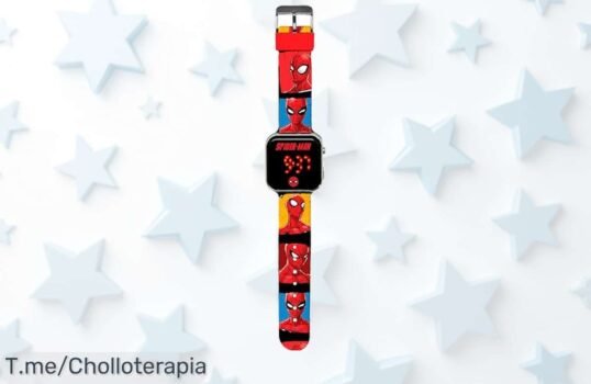 Reloj digital Spiderman con pantalla led súper visible y batería eterna un ofertón de precio loco que vuela rápido aprovecha este descuento brutal nunca visto