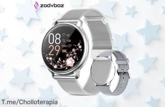 Reloj inteligente con Bluetooth precio loco controla tu ritmo cardíaco y recibe llamadas perfecto para todos aprovecha este super chollo solo por tiempo limitado actúa ya