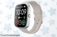 Reloj inteligente con llamadas Bluetooth y 110+ modos deportivos, pulse monitor y sueño a precio rebajado ¡Chollazo que no dura, corre antes de que se agoten!
