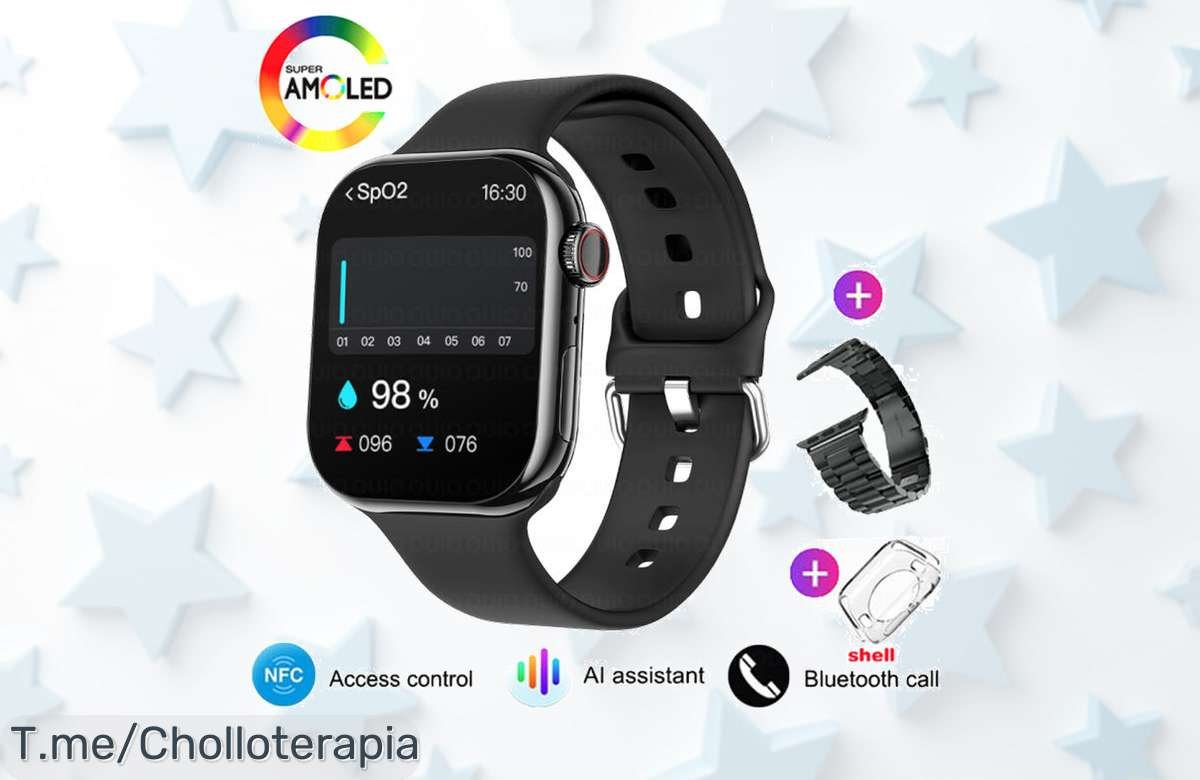 Reloj inteligente iw 10 con gps y llamadas en un precio loco nunca visto benefíciate del súper chollo con descuento brutal oferta limitada corre ya
