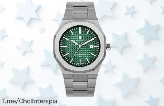Reloj octogonal para hombre con movimiento japonés miyota diseño único y resistente al agua aprovecha este ofertón nunca visto por tiempo limitado actúa ya