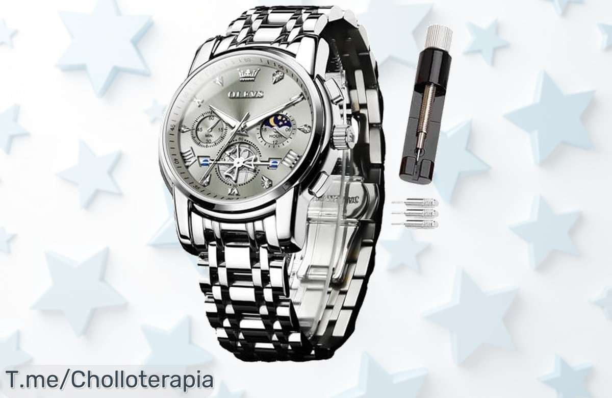 Reloj oleps clásico resistente al agua con diseño de lujo al precio loco nunca visto aprovecha este super chollo oferta limitada ¡corre ya!