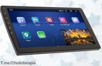 Reproductor multimedia coche 10 con vista panorámica 360 y grabación quad cámara a precio loco disfruta conexión Carplay y 4G en este super chollo oferta nunca vista corre ya