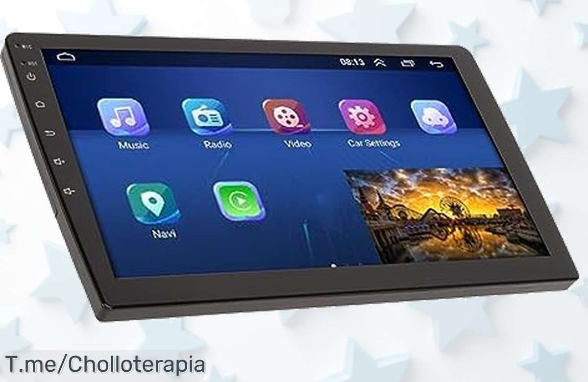 Reproductor multimedia coche 10 con vista panorámica 360 y grabación quad cámara a precio loco disfruta conexión Carplay y 4G en este super chollo oferta nunca vista corre ya