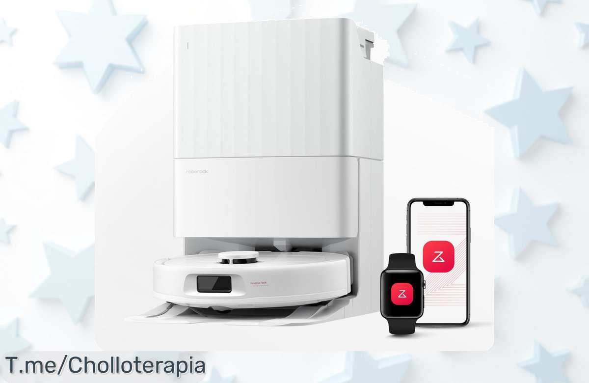 Robot aspirador Roborock Qrevo Edge S5A con súper succión y fregado caliente precio loco descuento brutal ¡solo 3 unidades oferta nunca vista corre compra ya!