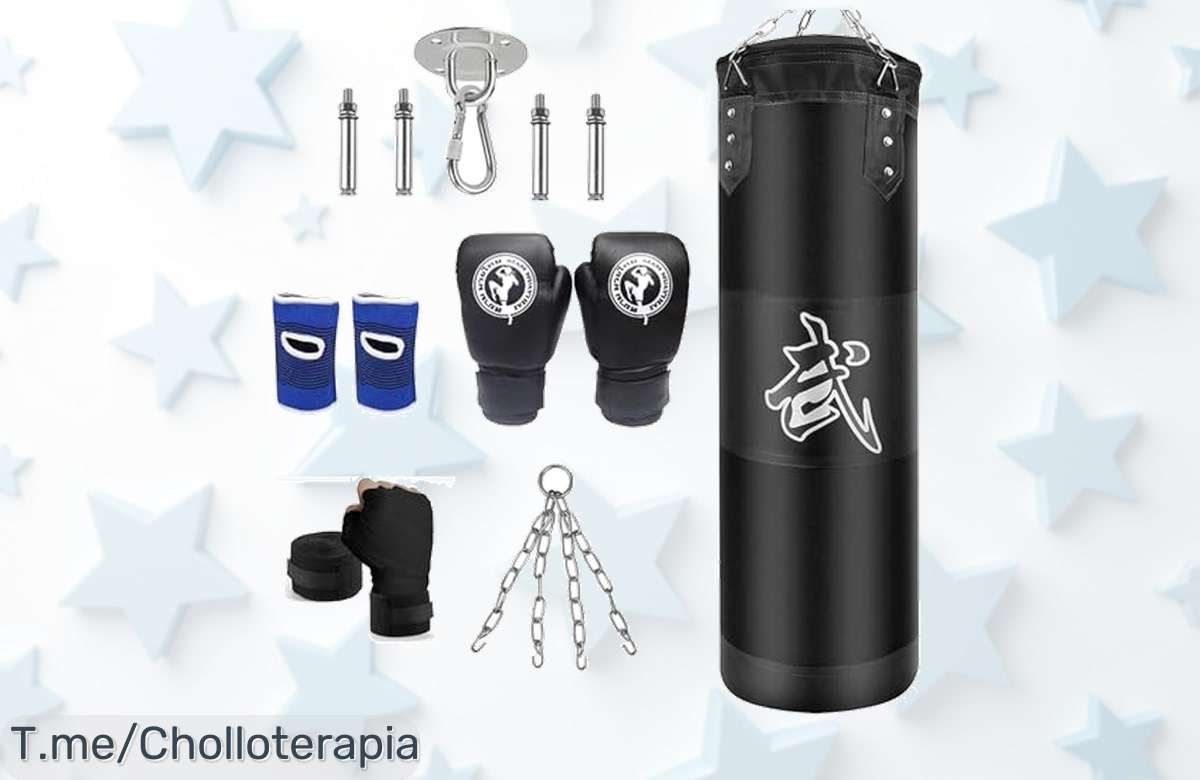 Saco de boxeo HXIZMY súper resistente ahorro espacio con precio loco ¡ofertón nunca visto para entrenar bien y rápido corre compra ya antes que se agote!