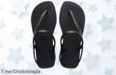 Sandalias urbanas Havaianas Flash con tiras metálicas cruzadas oferta nunca vista precio loco y descuento brutal aprovecha este super chollo ¡compra ya antes que se agoten!