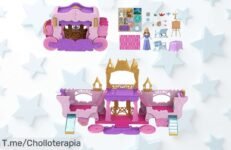 Set carruaje que se transforma en castillo Mattel Disney Princess Minis con Aurora disfruta diversión doble y zonas infinitas de juego aprovecha este ofertón único a precio loco ya