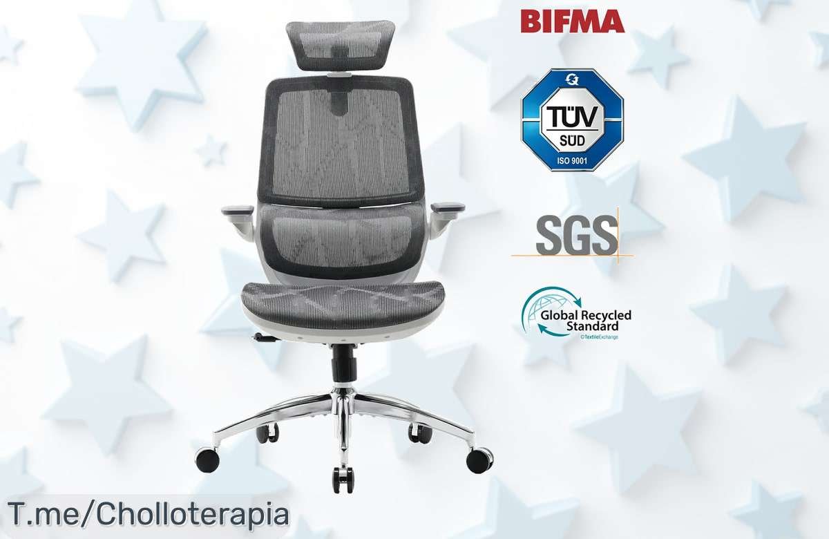 Silla de escritorio Sihoo M59AS respaldo alto ajustable con soporte dinámico precio loco nunca visto aprovecha este super chollo descuento brutal oferta limitada compra ya