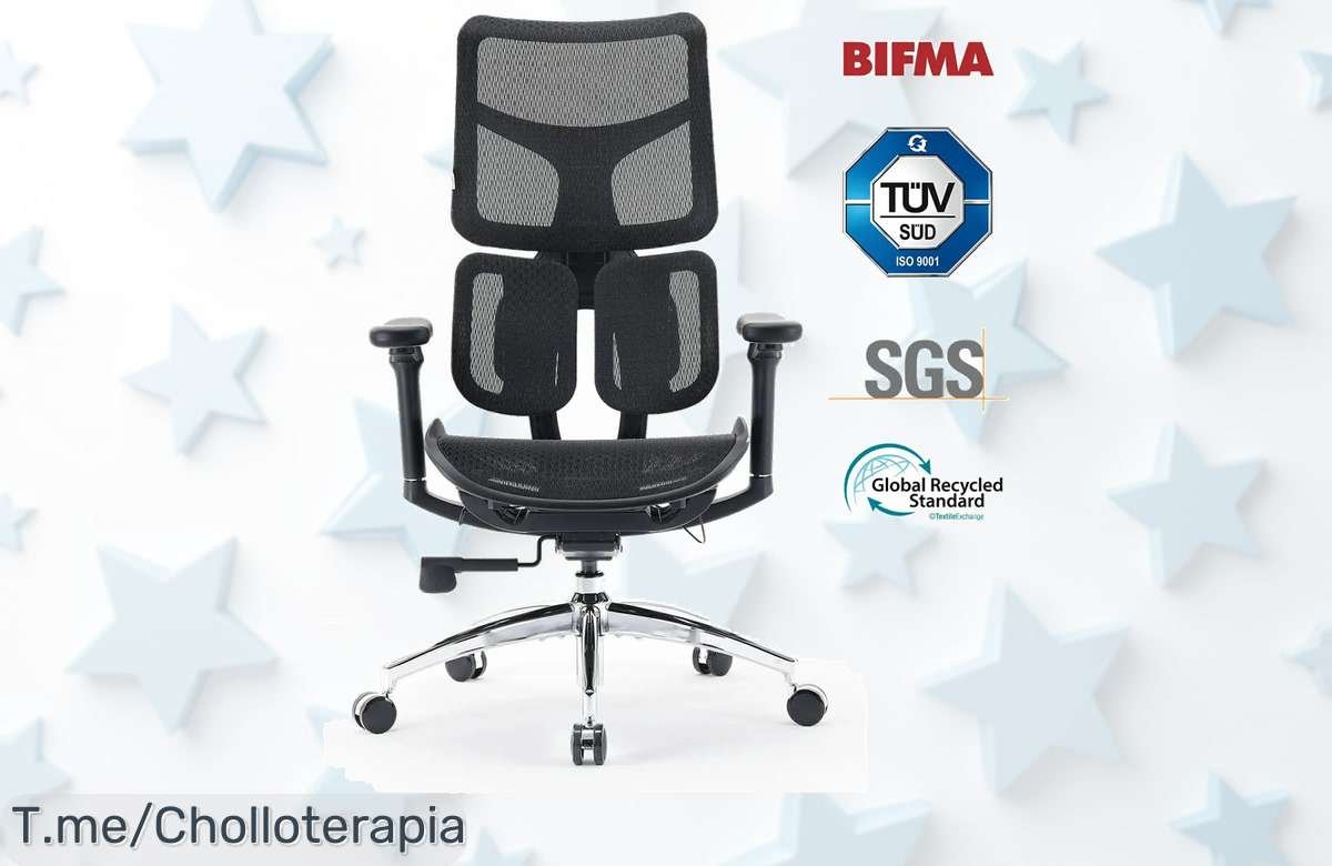 Silla de escritorio sihoo doro s100 con respaldo y reposabrazos ajustables para máxima comodidad no dejes pasar este ofertón con descuento brutal precio loco por tiempo limitado actúa ya