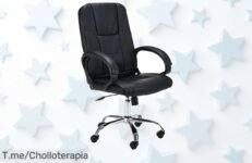 Silla de trabajo ergonómica AKORD con ruedas giratorias para cuidar tu postura sin esfuerzo precio loco y descuento brutal que nunca has visto aprovecha esta oferta única ya!