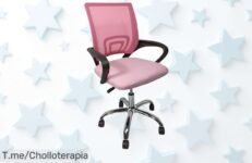 Silla escritorio juvenil Nala Home heavenly regulable y giratoria con tejido 3D es un super chollo que crece contigo aprovecha este ofertón a precio loco antes de que se acabe