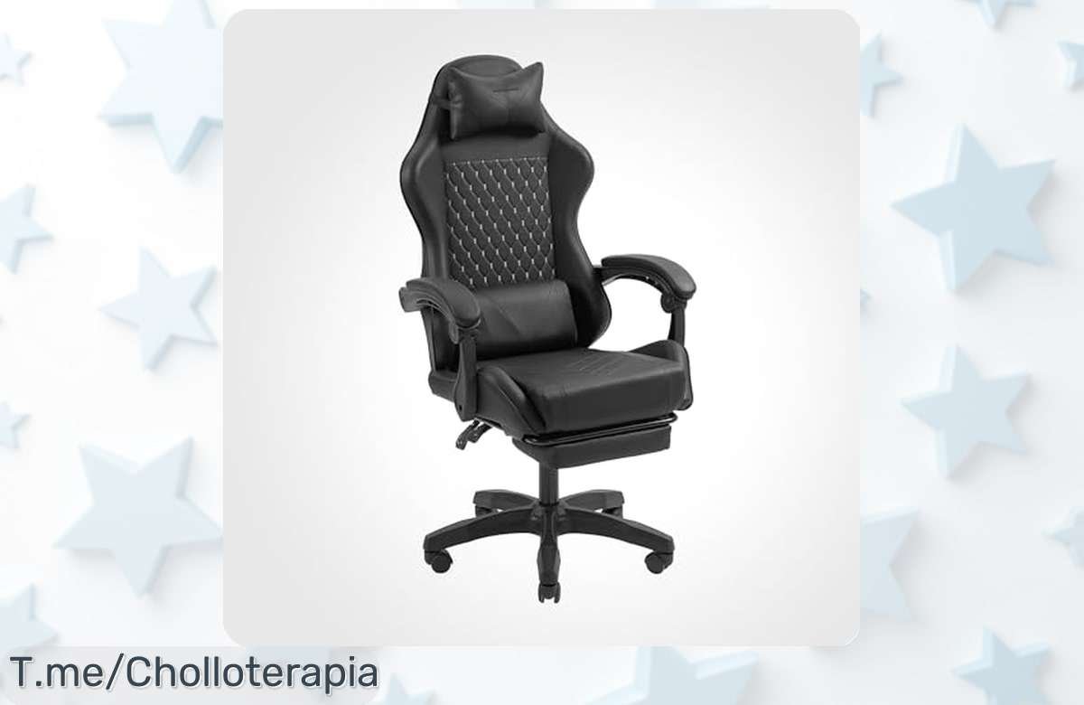 Silla gaming Mars Gaming MGCX con reposapiés y brazos ajustables, diseño resistente y fácil de limpiar, rebajada en un super chollo que vuela rápido ¡No pierdas la oportunidad de llevarla antes que se acaben!
