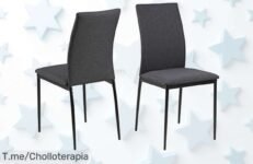 Sillas AC Design respaldo alto juego de 4 con soporte perfecto a precio loco aprovecha este ofertón nunca visto descuento brutal unidades limitadas corre ya