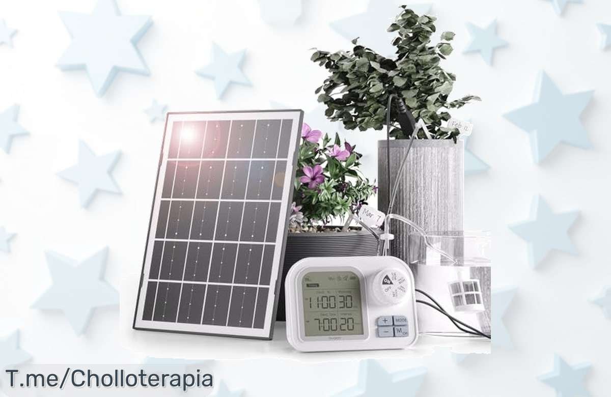 Sistema de riego solar automático con detección inteligente para 15 plantas en precio loco y descuento brutal que no querrás perder compra ya este ofertón limitado
