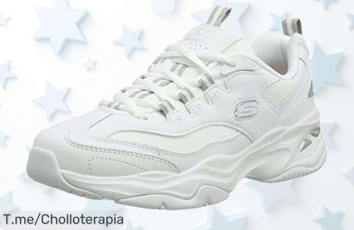 Skechers D’Lites 4.0 Fresh Diva con suela dura y espuma fresquita para máxima comodidad un ofertón con descuento brutal que vuela rápido ¡aprovecha este precio de ganga ya!