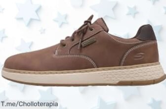 Skechers Garlan para hombre con puntera ancha y control de olor en plantilla a precio loco nunca visto consigue este ofertón limitado ¡cógelas antes que vuelen!